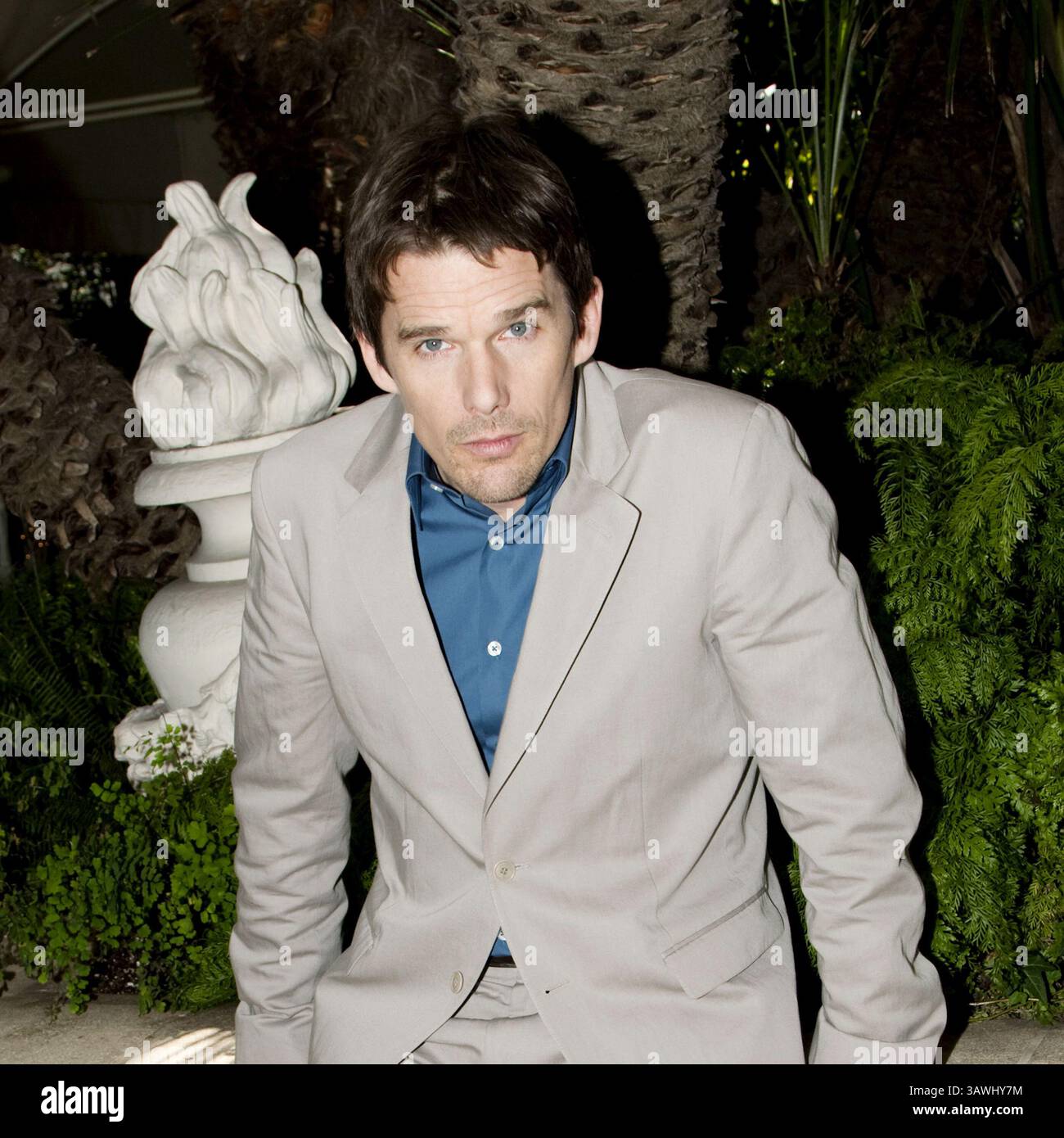 4 marzo 2010 - Hollywood, California, Stati Uniti - l'attore Ethan Hawke del film ''Brooklyn's Finest'' a Los Angeles, CALIFORNIA il 4 marzo 2010 (immagine di credito: © Armando Gallo/ZUMA Studio) Foto Stock