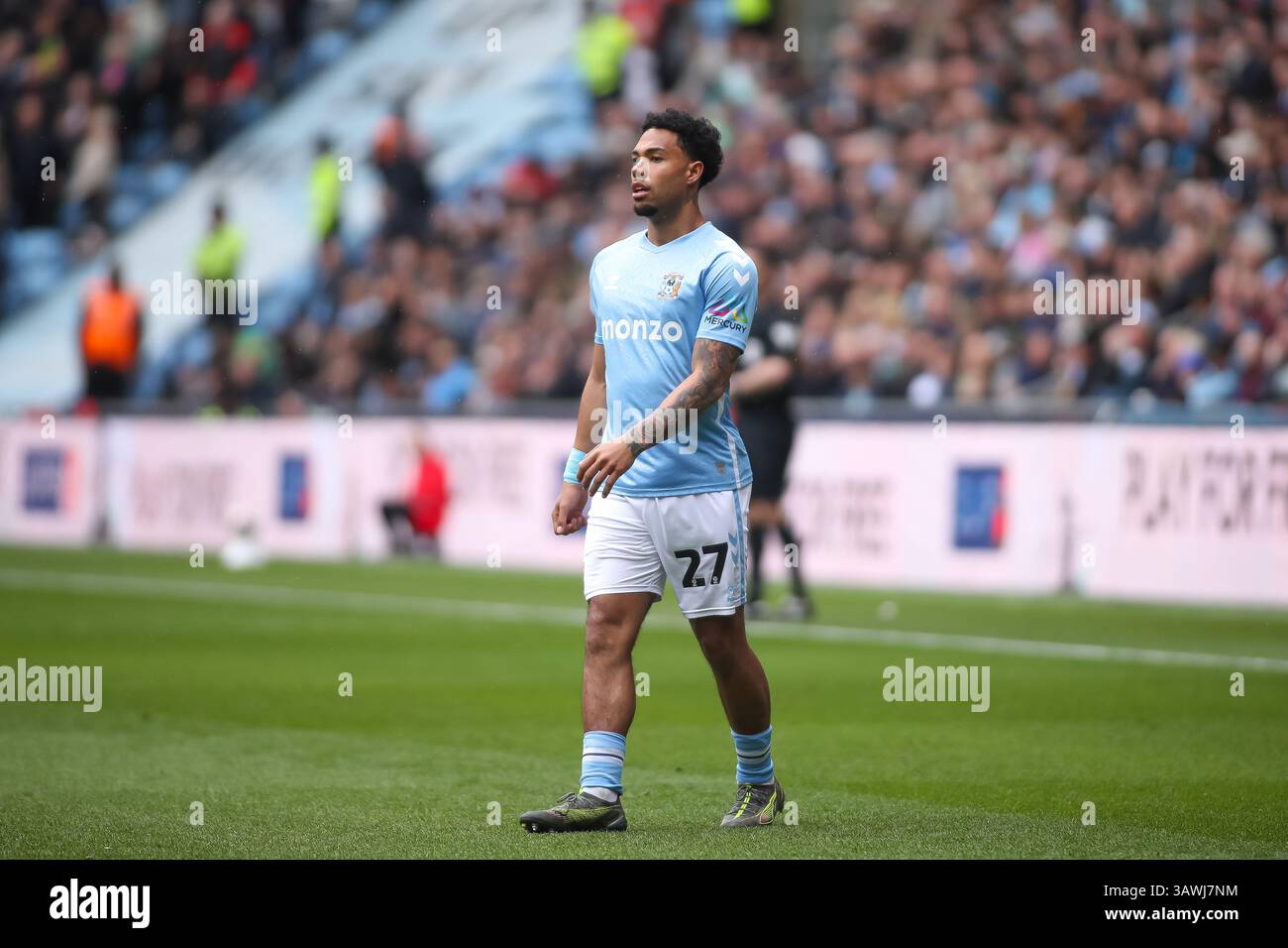 Milan van Ewijk del Coventry City durante il match del campionato EFL tra Coventry City e West Bromwich Albion Foto Stock