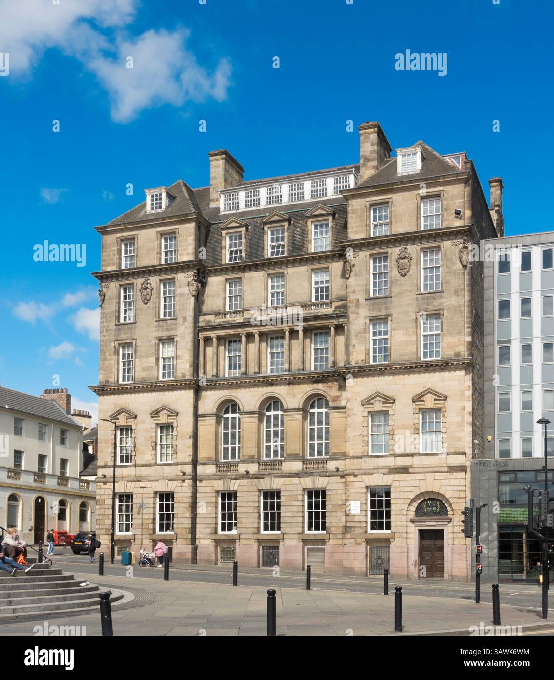 Bewick House, ex uffici della Tyne Improvement Commission, ora appartamenti, a Newcastle upon Tyne, Inghilterra, Regno Unito Foto Stock