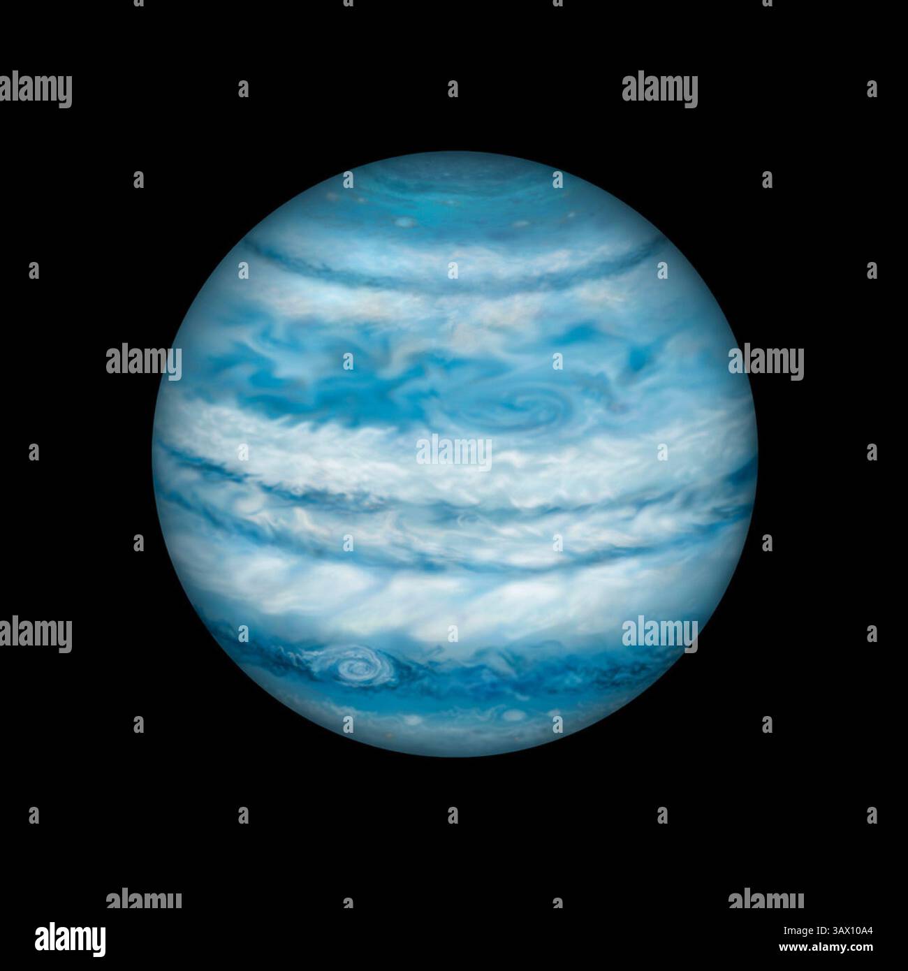 13 giugno 2016 - San Diego, California, Stati Uniti - la scoperta è stata annunciata oggi a San Diego in un incontro dell'American Astronomical Society. La ricerca è stata accettata per la pubblicazione sull'Astrophysical Journal con Veselin Kostov, un membro post-dottorato della NASA Goddard, come autore principale. Kepler-1647 è a 3.700 anni luce di distanza e ha circa 4,4 miliardi di anni, all'incirca la stessa età della Terra. Le stelle sono simili al sole, con una leggermente più grande della nostra stella di casa e l'altra leggermente più piccola. Il pianeta ha una massa e un raggio quasi identici a quelli di Giove, il che lo rende la larg Foto Stock