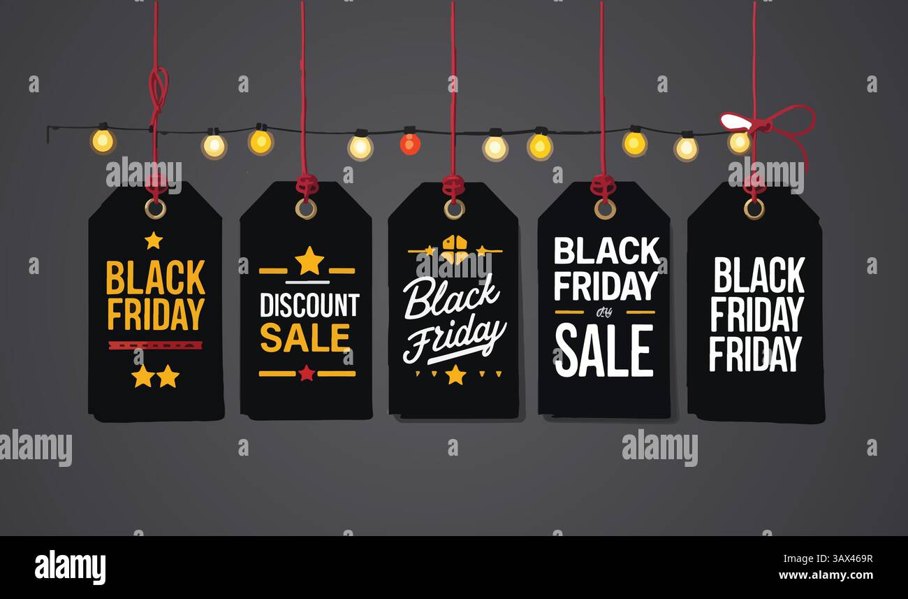 Mega offerte Black Friday 2025: Sconti imbattibili su tecnologia, moda, casa e altro ancora Illustrazione Vettoriale