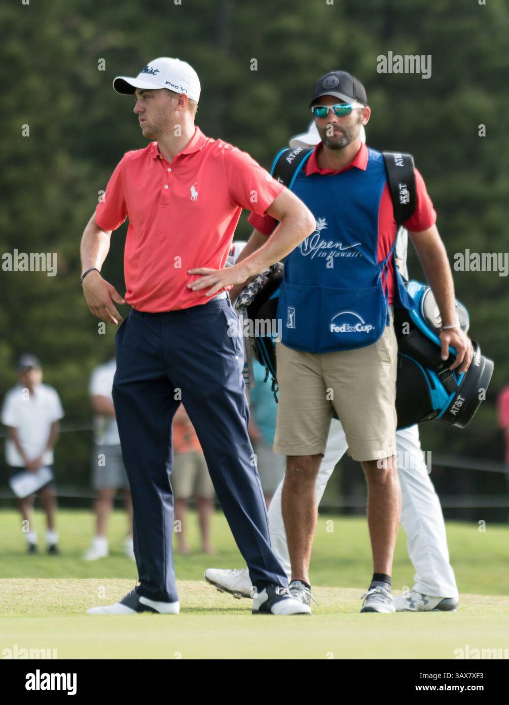 12 gennaio 2017 - durante il primo round del PGA Sony Open alle Hawaii al Waialae Country Club di Honolulu, HI. - Steven Erler/CSM(immagine di credito: &Copy; Steven Erler/CSM via cavo ZUMA) Foto Stock