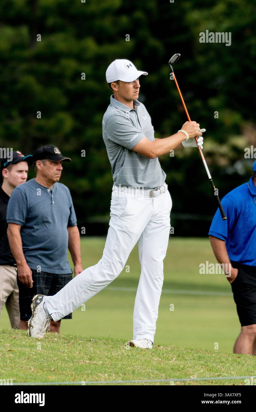12 gennaio 2017 - durante il primo round del PGA Sony Open alle Hawaii al Waialae Country Club di Honolulu, HI. - Steven Erler/CSM(immagine di credito: &Copy; Steven Erler/CSM via cavo ZUMA) Foto Stock