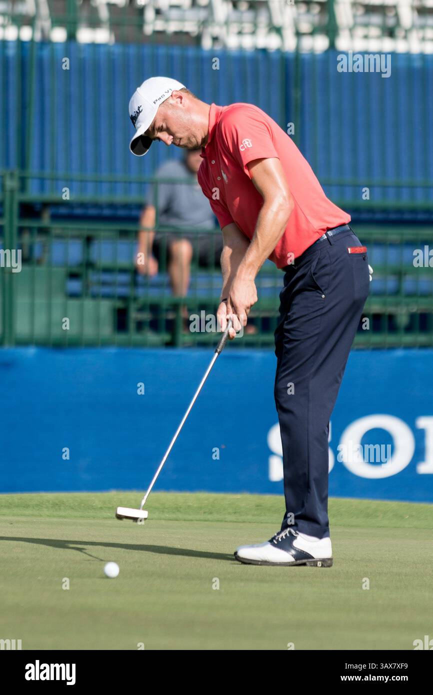 12 gennaio 2017 - durante il primo round del PGA Sony Open alle Hawaii al Waialae Country Club di Honolulu, HI. - Steven Erler/CSM(immagine di credito: &Copy; Steven Erler/CSM via cavo ZUMA) Foto Stock