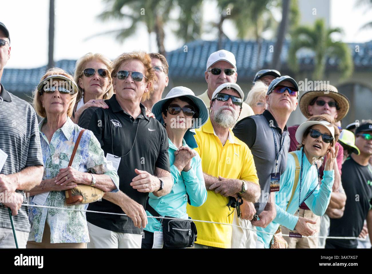12 gennaio 2017 - durante il primo round del PGA Sony Open alle Hawaii al Waialae Country Club di Honolulu, HI. - Steven Erler/CSM(immagine di credito: &Copy; Steven Erler/CSM via cavo ZUMA) Foto Stock