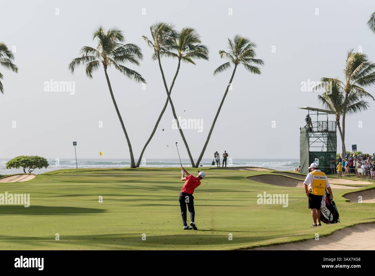 12 gennaio 2017 - durante il primo round del PGA Sony Open alle Hawaii al Waialae Country Club di Honolulu, HI. - Steven Erler/CSM(immagine di credito: &Copy; Steven Erler/CSM via cavo ZUMA) Foto Stock
