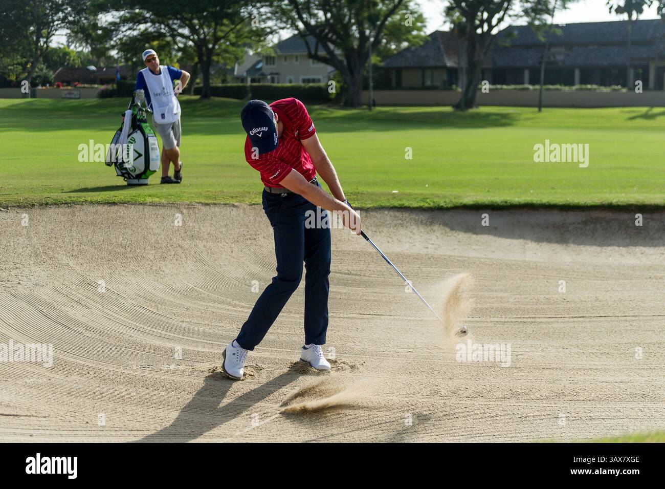 12 gennaio 2017 - durante il primo round del PGA Sony Open alle Hawaii al Waialae Country Club di Honolulu, HI. - Steven Erler/CSM(immagine di credito: &Copy; Steven Erler/CSM via cavo ZUMA) Foto Stock