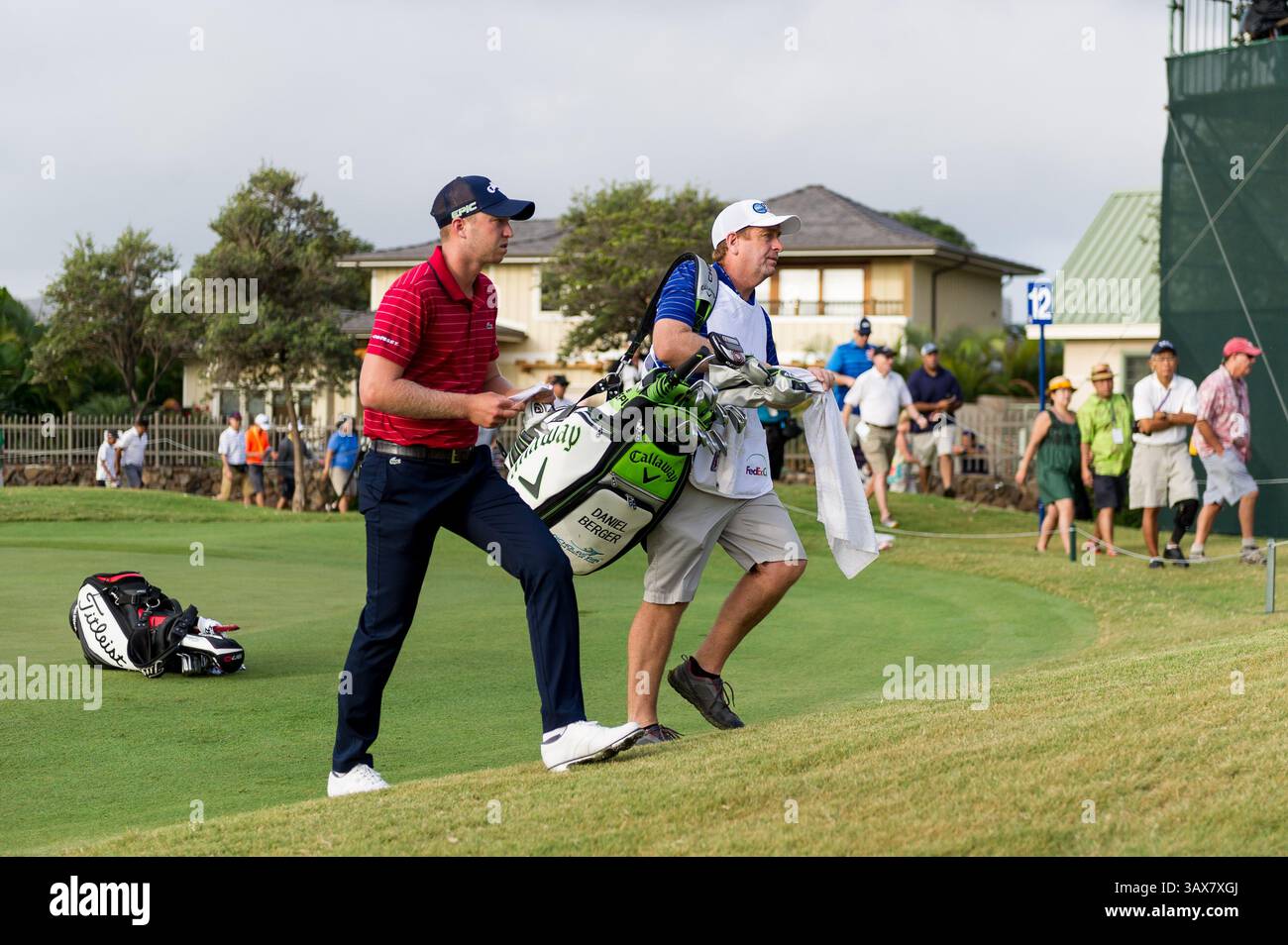12 gennaio 2017 - durante il primo round del PGA Sony Open alle Hawaii al Waialae Country Club di Honolulu, HI. - Steven Erler/CSM(immagine di credito: &Copy; Steven Erler/CSM via cavo ZUMA) Foto Stock