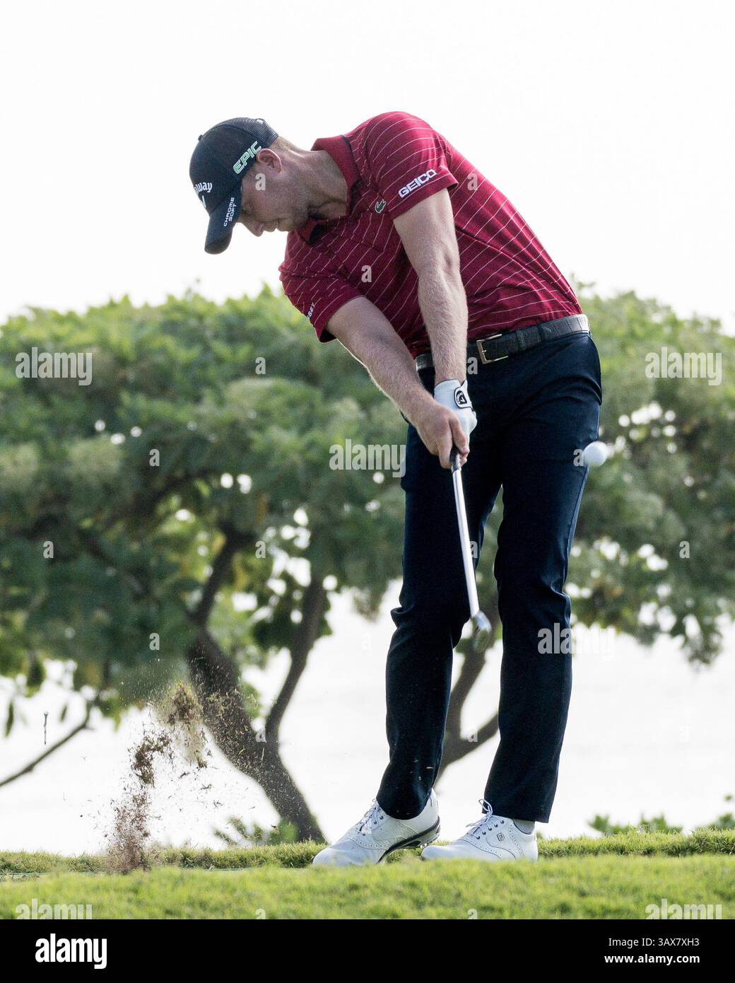 12 gennaio 2017 - durante il primo round del PGA Sony Open alle Hawaii al Waialae Country Club di Honolulu, HI. - Steven Erler/CSM(immagine di credito: &Copy; Steven Erler/CSM via cavo ZUMA) Foto Stock