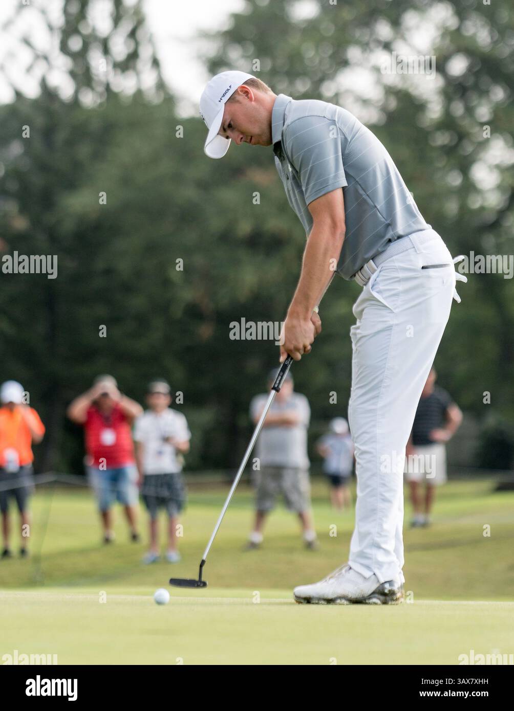 12 gennaio 2017 - durante il primo round del PGA Sony Open alle Hawaii al Waialae Country Club di Honolulu, HI. - Steven Erler/CSM(immagine di credito: &Copy; Steven Erler/CSM via cavo ZUMA) Foto Stock