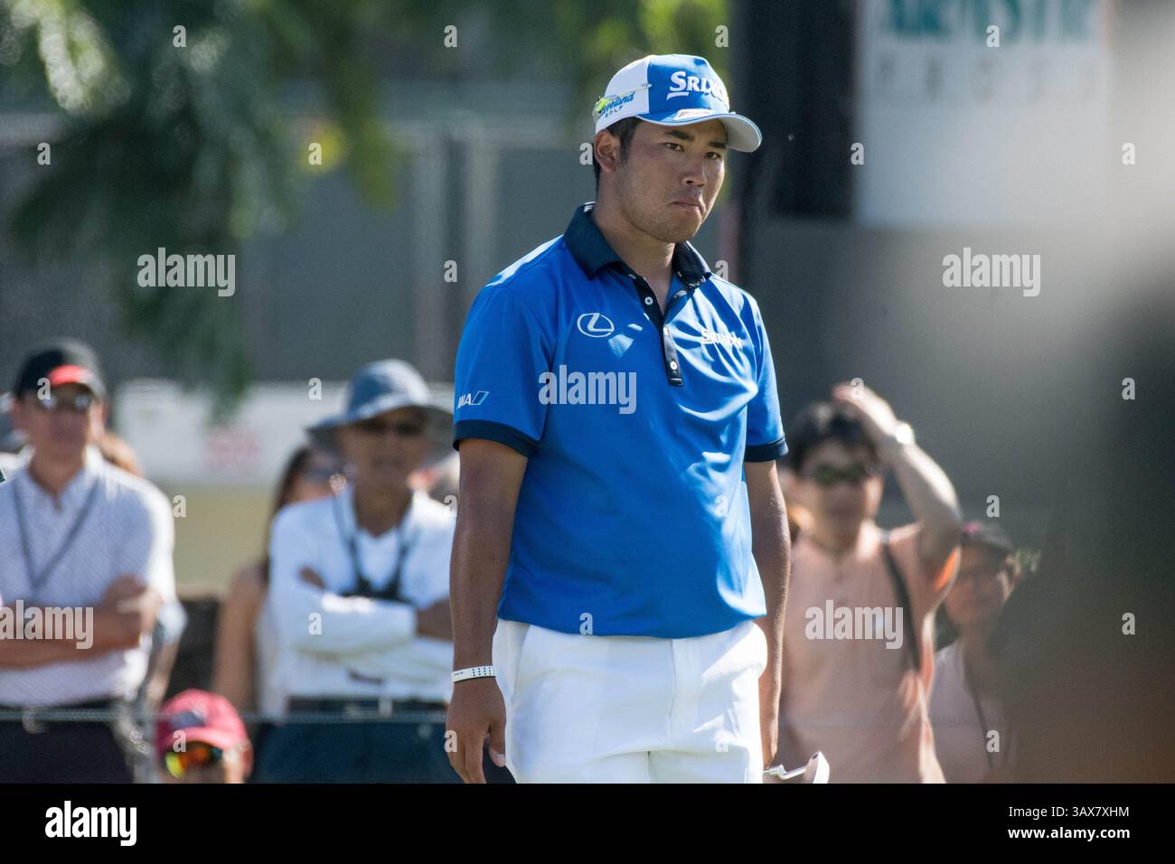12 gennaio 2017 - durante il primo round del PGA Sony Open alle Hawaii al Waialae Country Club di Honolulu, HI. - Steven Erler/CSM(immagine di credito: &Copy; Steven Erler/CSM via cavo ZUMA) Foto Stock
