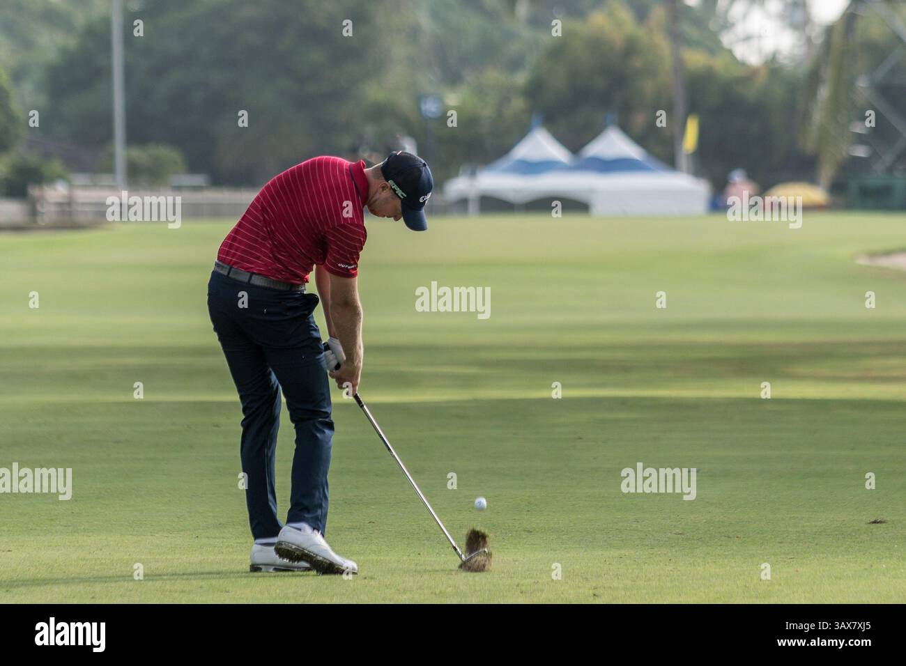 12 gennaio 2017 - durante il primo round del PGA Sony Open alle Hawaii al Waialae Country Club di Honolulu, HI. - Steven Erler/CSM(immagine di credito: &Copy; Steven Erler/CSM via cavo ZUMA) Foto Stock