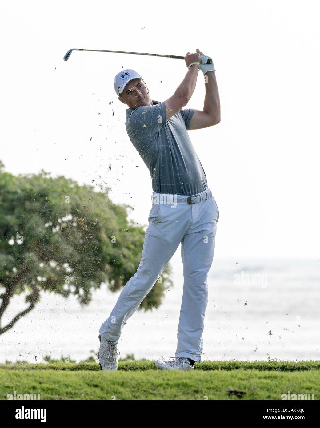 12 gennaio 2017 - durante il primo round del PGA Sony Open alle Hawaii al Waialae Country Club di Honolulu, HI. - Steven Erler/CSM(immagine di credito: &Copy; Steven Erler/CSM via cavo ZUMA) Foto Stock