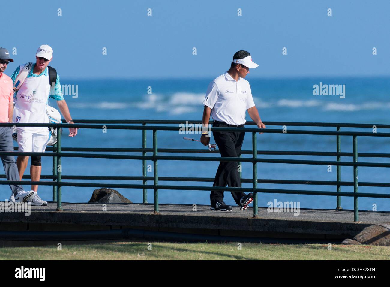 12 gennaio 2017 - durante il primo round del PGA Sony Open alle Hawaii al Waialae Country Club di Honolulu, HI. - Steven Erler/CSM(immagine di credito: &Copy; Steven Erler/CSM via cavo ZUMA) Foto Stock