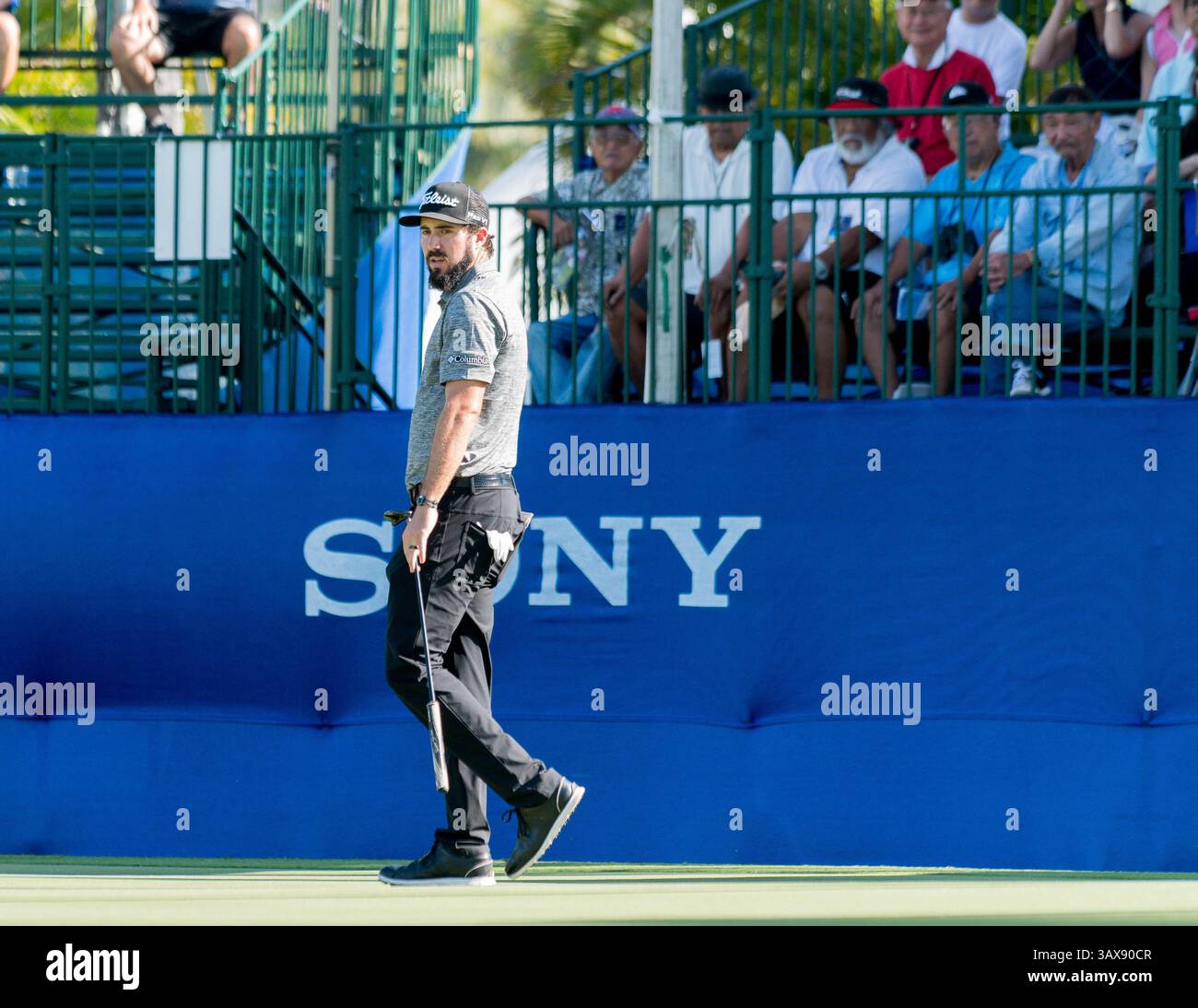 13 gennaio 2017 - durante il secondo round del PGA Sony Open alle Hawaii al Waialae Country Club di Honolulu, HI. - Steven Erler/CSM(immagine di credito: &Copy; Steven Erler/CSM via cavo ZUMA) Foto Stock