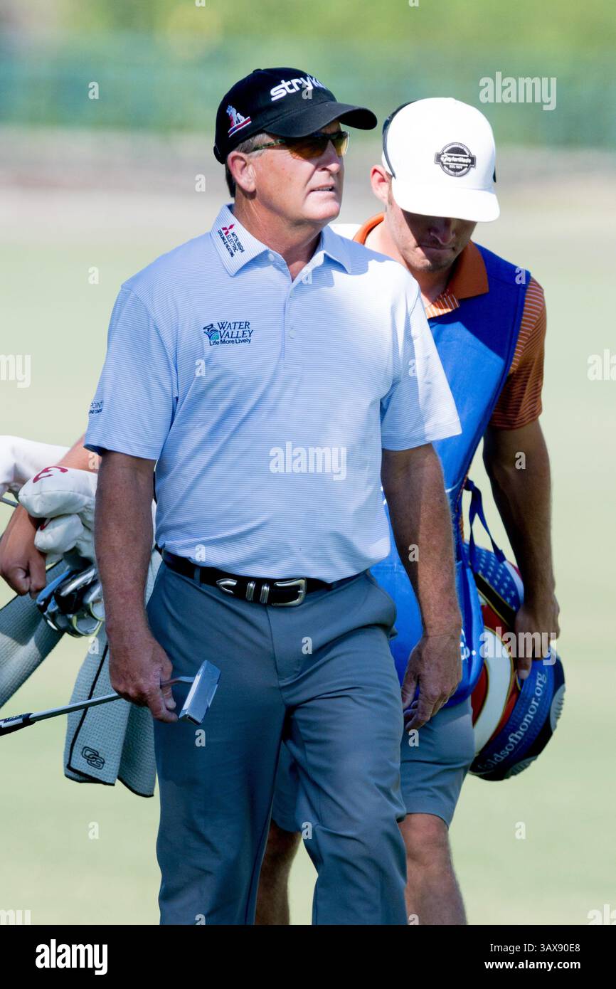 13 gennaio 2017 - durante il secondo round del PGA Sony Open alle Hawaii al Waialae Country Club di Honolulu, HI. - Steven Erler/CSM(immagine di credito: &Copy; Steven Erler/CSM via cavo ZUMA) Foto Stock