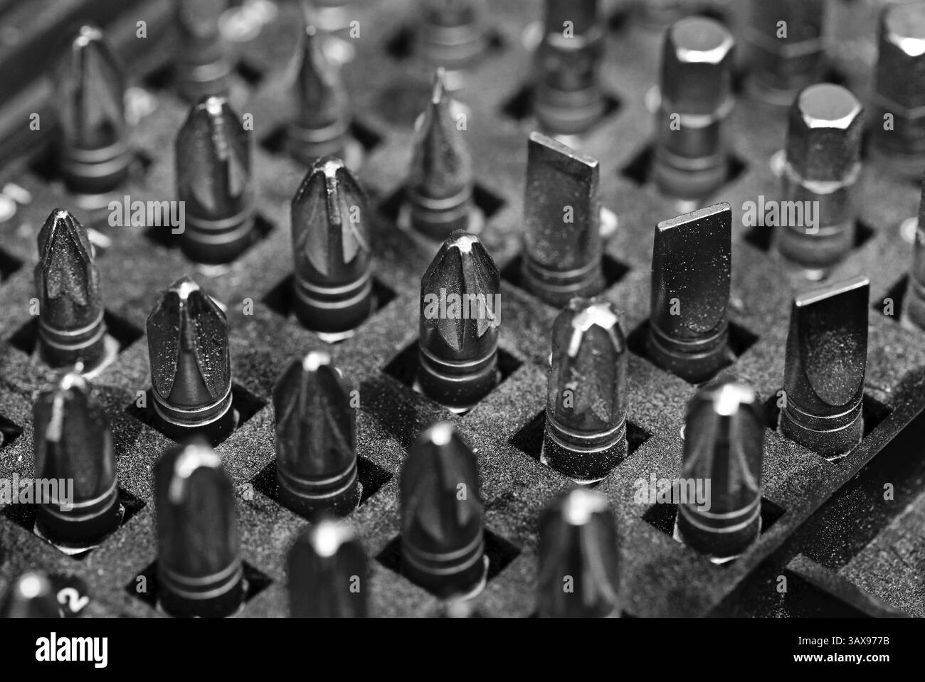 Chiave a bussola di impostare Foto Stock