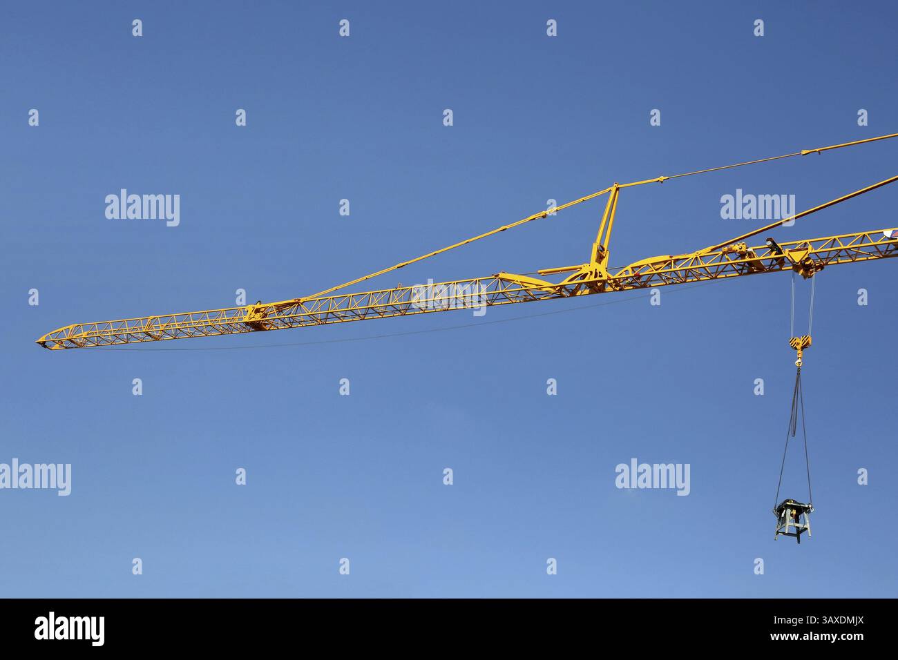 Gru da cantiere Foto Stock