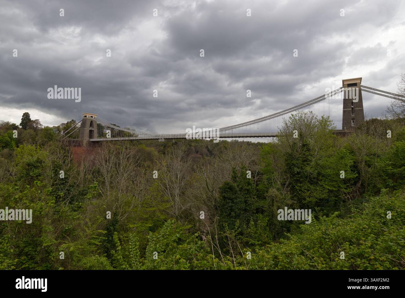 Il ponte sospeso di Clifton Foto Stock