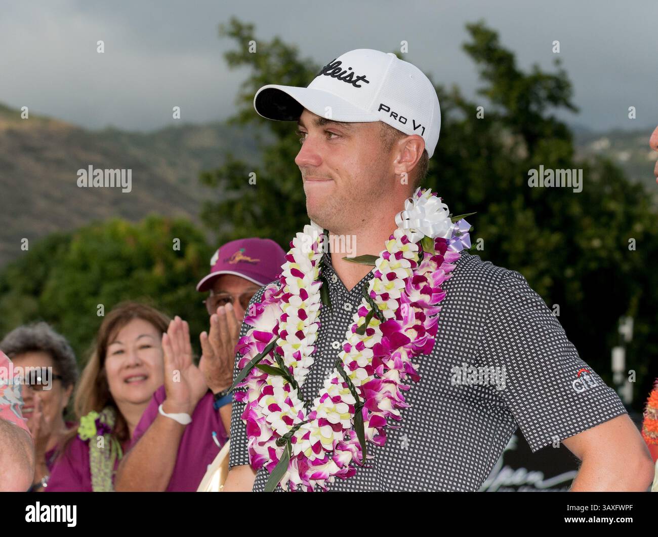 15 gennaio 2017 - durante l'ultimo round del PGA Sony Open alle Hawaii al Waialae Country Club di Honolulu, HI. - Steven Erler/CSM(immagine di credito: &Copy; Steven Erler/CSM via cavo ZUMA) Foto Stock