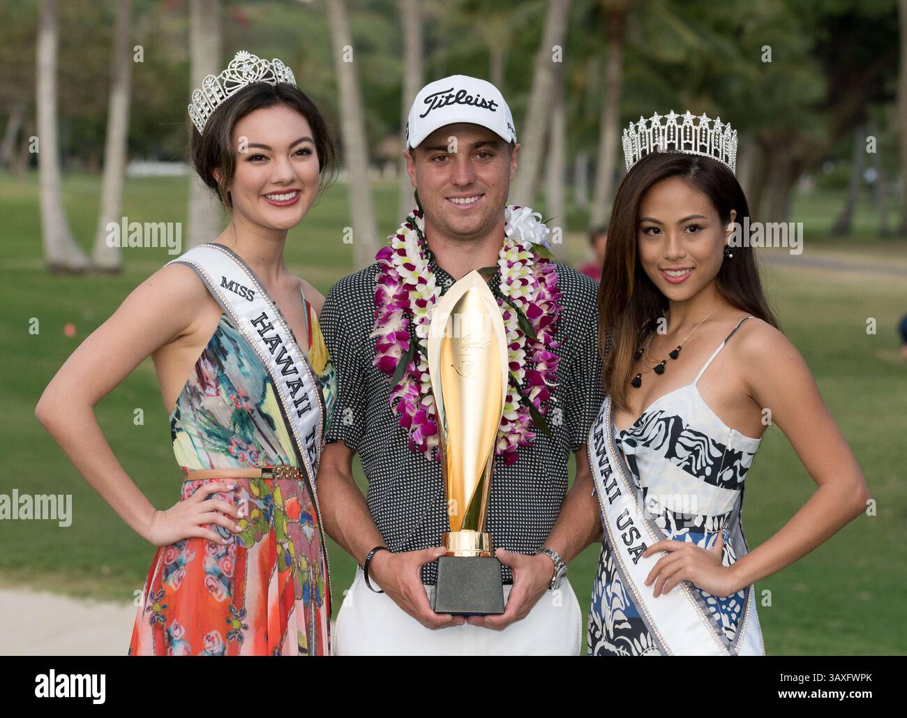 15 gennaio 2017 - durante l'ultimo round del PGA Sony Open alle Hawaii al Waialae Country Club di Honolulu, HI. - Steven Erler/CSM(immagine di credito: &Copy; Steven Erler/CSM via cavo ZUMA) Foto Stock