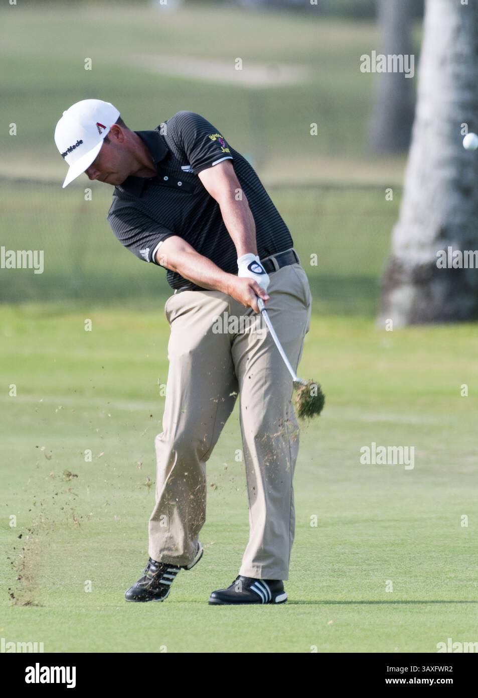 15 gennaio 2017 - durante l'ultimo round del PGA Sony Open alle Hawaii al Waialae Country Club di Honolulu, HI. - Steven Erler/CSM(immagine di credito: &Copy; Steven Erler/CSM via cavo ZUMA) Foto Stock