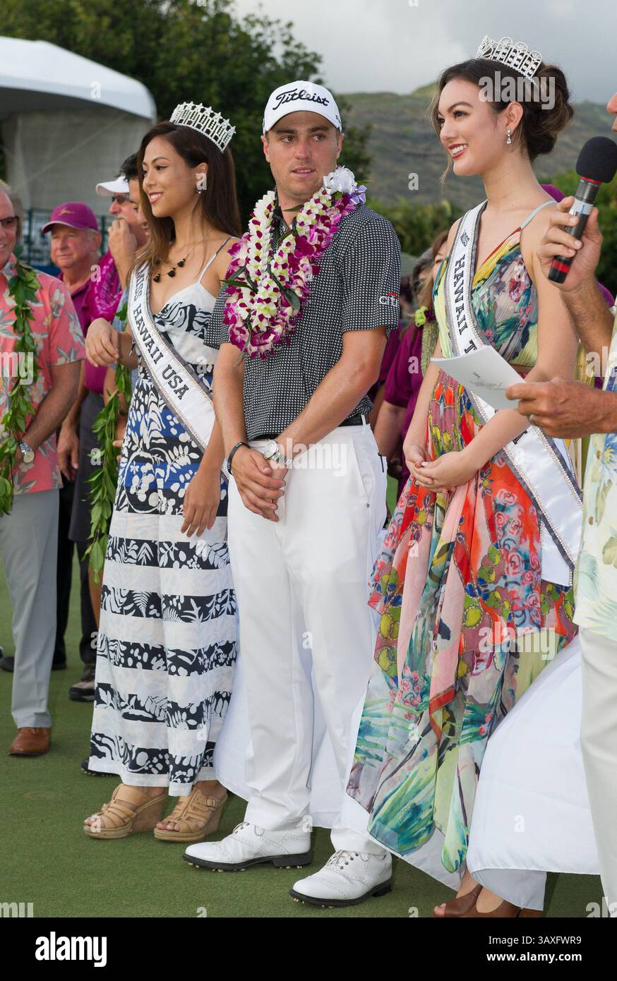 15 gennaio 2017 - durante l'ultimo round del PGA Sony Open alle Hawaii al Waialae Country Club di Honolulu, HI. - Steven Erler/CSM(immagine di credito: &Copy; Steven Erler/CSM via cavo ZUMA) Foto Stock
