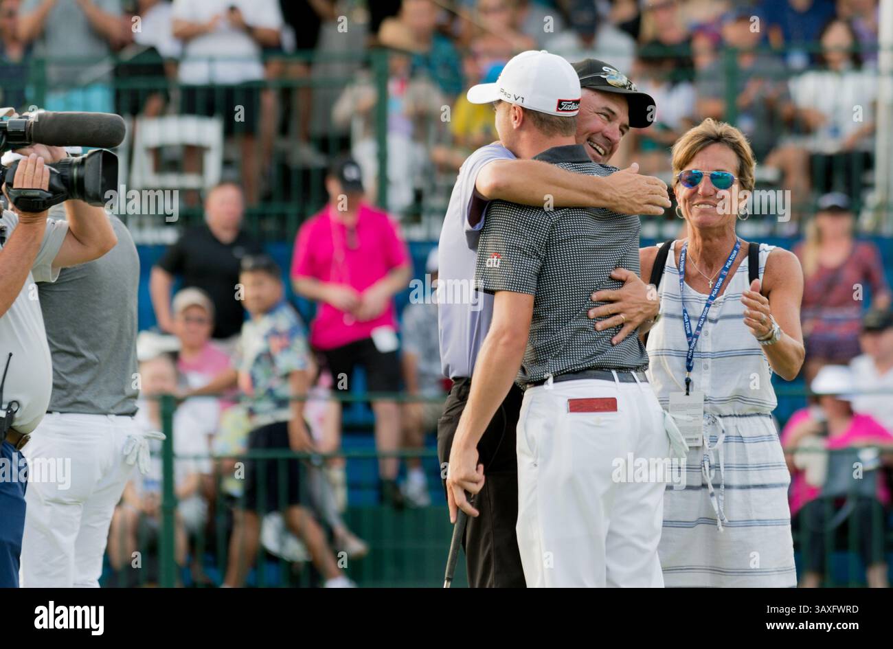 15 gennaio 2017 - durante l'ultimo round del PGA Sony Open alle Hawaii al Waialae Country Club di Honolulu, HI. - Steven Erler/CSM(immagine di credito: &Copy; Steven Erler/CSM via cavo ZUMA) Foto Stock