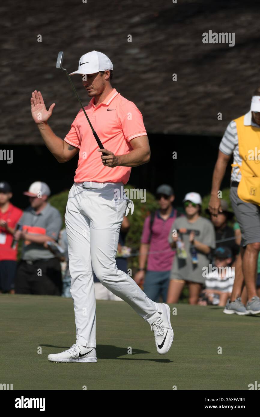 15 gennaio 2017 - durante l'ultimo round del PGA Sony Open alle Hawaii al Waialae Country Club di Honolulu, HI. - Steven Erler/CSM(immagine di credito: &Copy; Steven Erler/CSM via cavo ZUMA) Foto Stock
