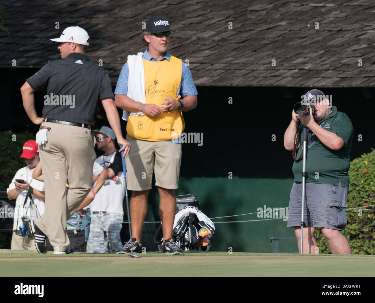 15 gennaio 2017 - durante l'ultimo round del PGA Sony Open alle Hawaii al Waialae Country Club di Honolulu, HI. - Steven Erler/CSM(immagine di credito: &Copy; Steven Erler/CSM via cavo ZUMA) Foto Stock