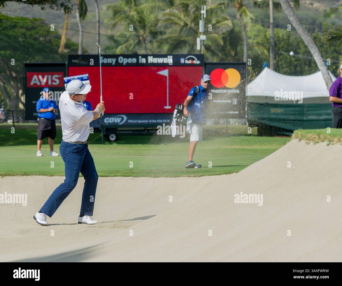 15 gennaio 2017 - durante l'ultimo round del PGA Sony Open alle Hawaii al Waialae Country Club di Honolulu, HI. - Steven Erler/CSM(immagine di credito: &Copy; Steven Erler/CSM via cavo ZUMA) Foto Stock
