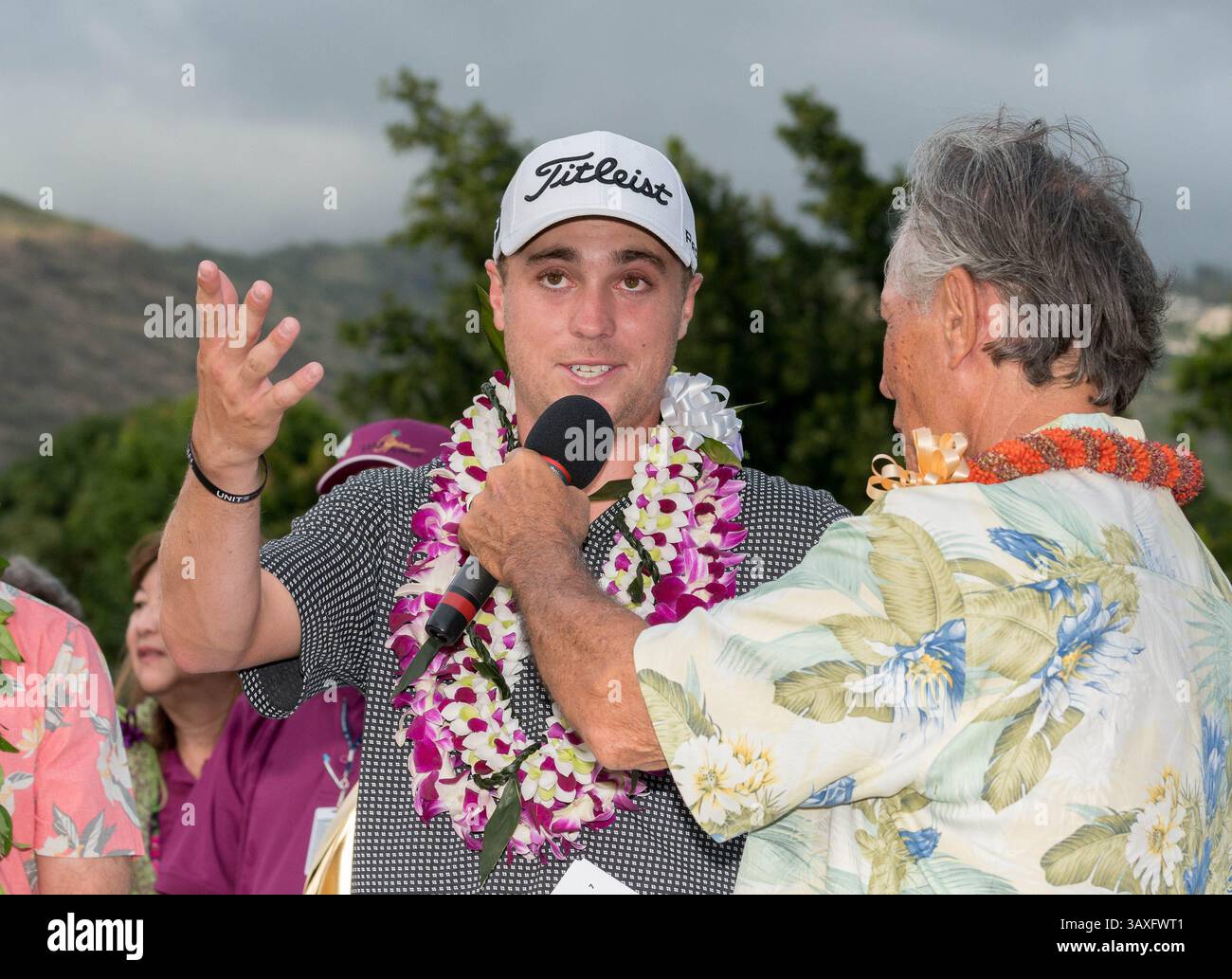 15 gennaio 2017 - durante l'ultimo round del PGA Sony Open alle Hawaii al Waialae Country Club di Honolulu, HI. - Steven Erler/CSM(immagine di credito: &Copy; Steven Erler/CSM via cavo ZUMA) Foto Stock