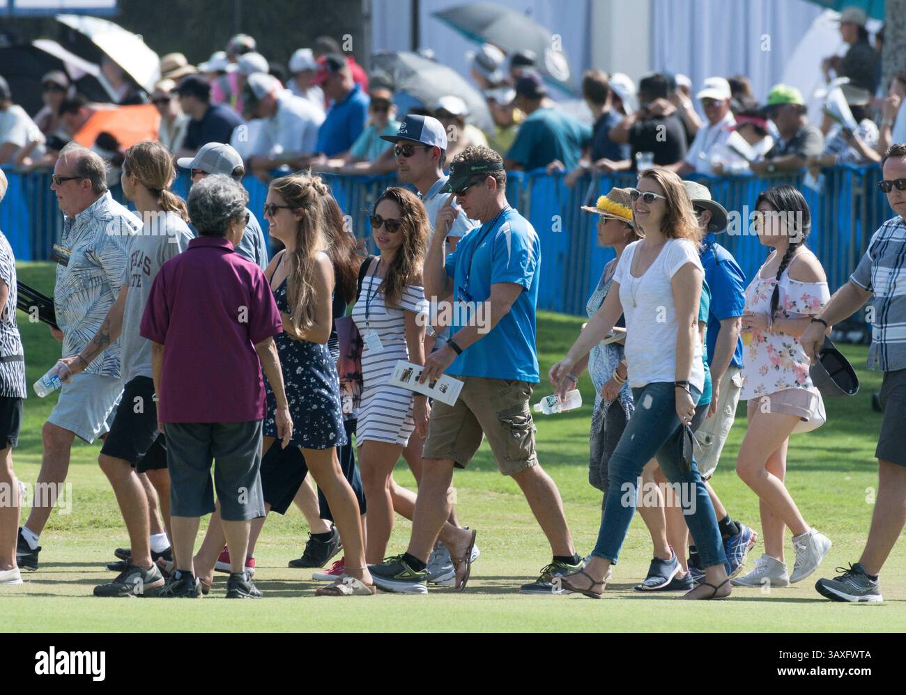 15 gennaio 2017 - durante l'ultimo round del PGA Sony Open alle Hawaii al Waialae Country Club di Honolulu, HI. - Steven Erler/CSM(immagine di credito: &Copy; Steven Erler/CSM via cavo ZUMA) Foto Stock