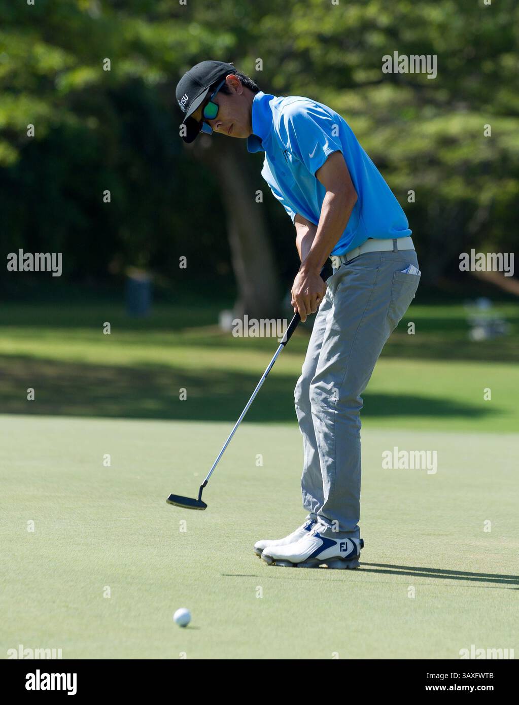 15 gennaio 2017 - durante l'ultimo round del PGA Sony Open alle Hawaii al Waialae Country Club di Honolulu, HI. - Steven Erler/CSM(immagine di credito: &Copy; Steven Erler/CSM via cavo ZUMA) Foto Stock