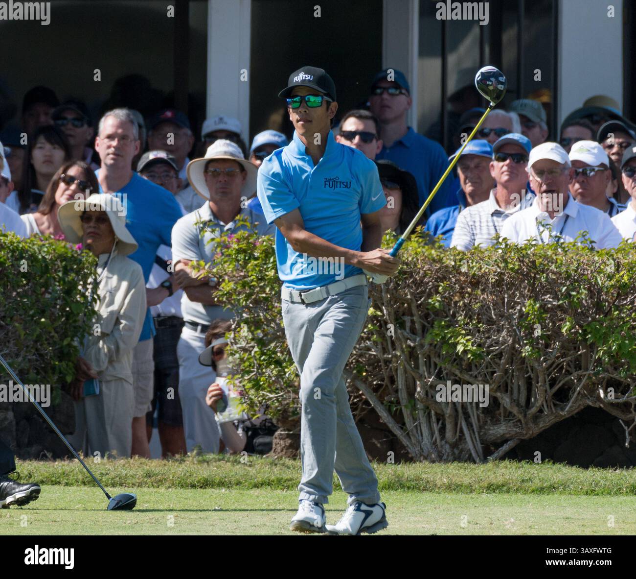 15 gennaio 2017 - durante l'ultimo round del PGA Sony Open alle Hawaii al Waialae Country Club di Honolulu, HI. - Steven Erler/CSM(immagine di credito: &Copy; Steven Erler/CSM via cavo ZUMA) Foto Stock