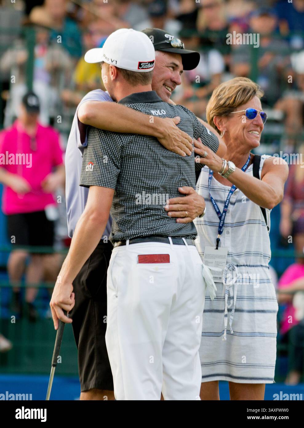 15 gennaio 2017 - durante l'ultimo round del PGA Sony Open alle Hawaii al Waialae Country Club di Honolulu, HI. - Steven Erler/CSM(immagine di credito: &Copy; Steven Erler/CSM via cavo ZUMA) Foto Stock