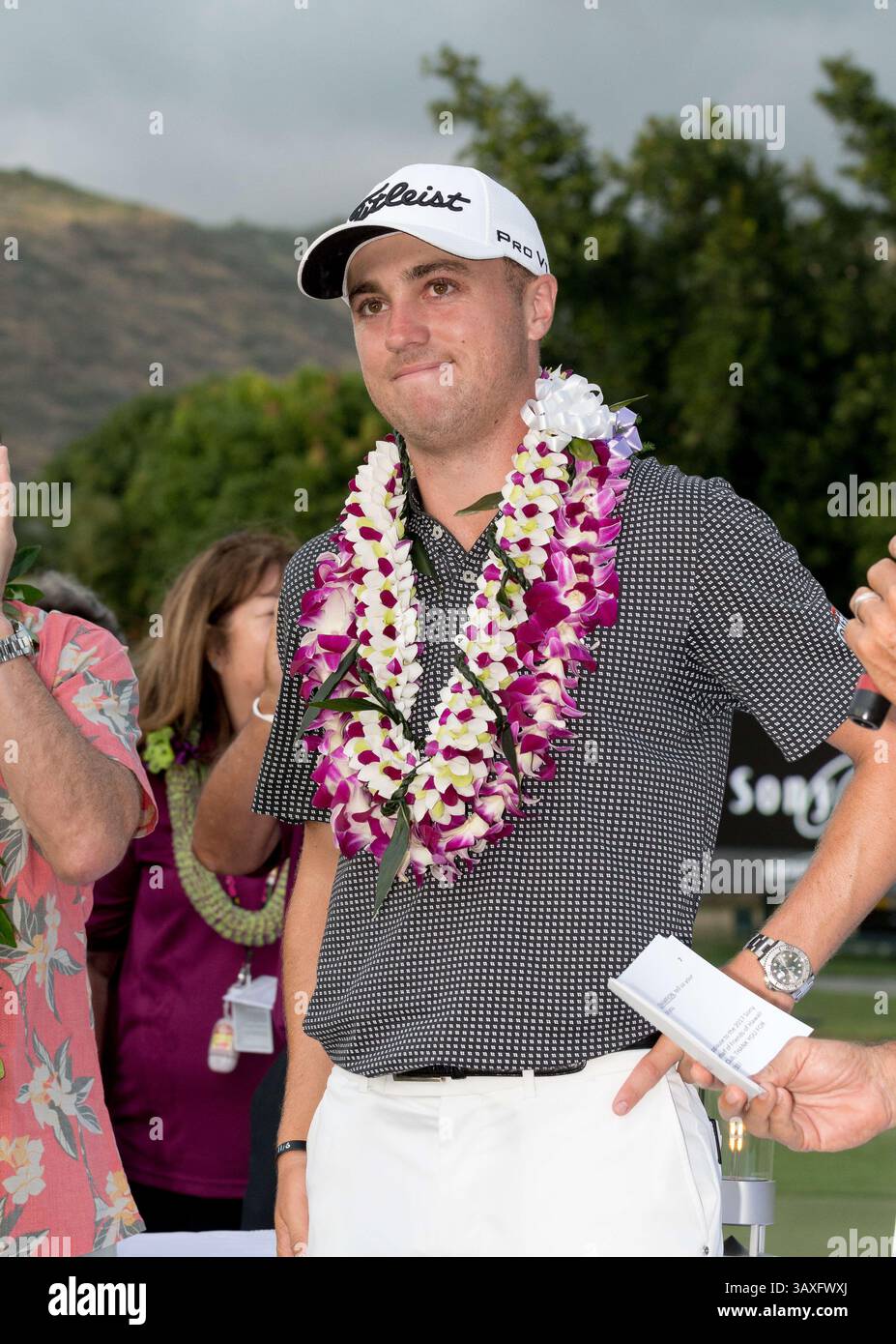 15 gennaio 2017 - durante l'ultimo round del PGA Sony Open alle Hawaii al Waialae Country Club di Honolulu, HI. - Steven Erler/CSM(immagine di credito: &Copy; Steven Erler/CSM via cavo ZUMA) Foto Stock