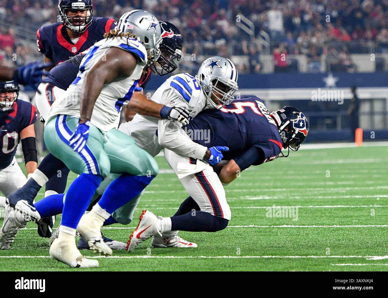 1° settembre 2016:.                                     Durante una partita di football tra gli Houston Texans e i Dallas Cowboys giovedì sera all'AT&T Stadium di Arlington, Texas. . Manny Flores/CSM Foto Stock
