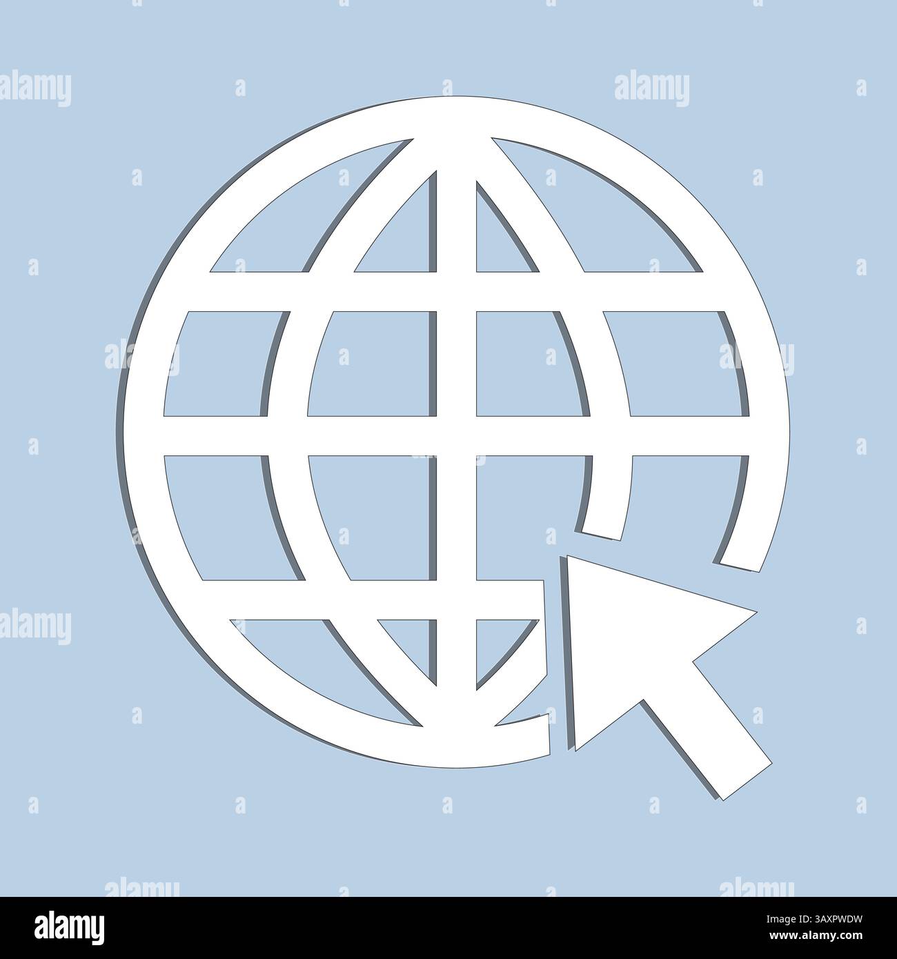 File icona Web e icona contorno, icone dorate e verdi, icona vettoriale Illustrazione Vettoriale