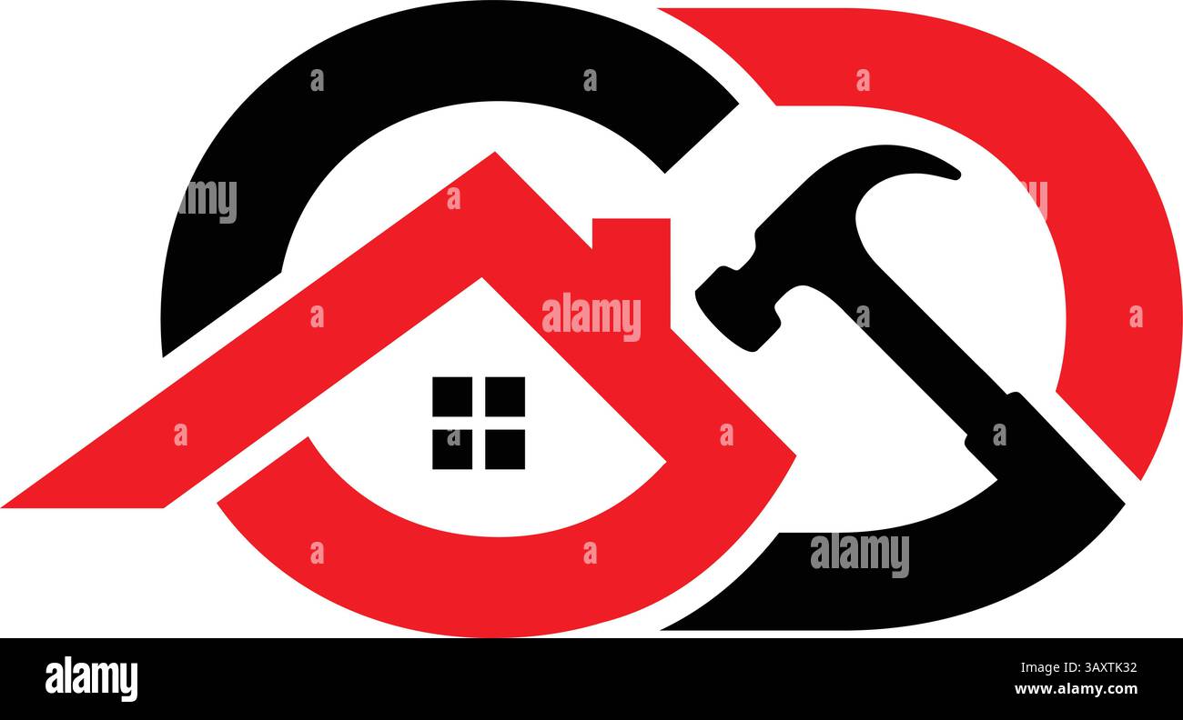 Logo di costruzione CD Illustrazione Vettoriale