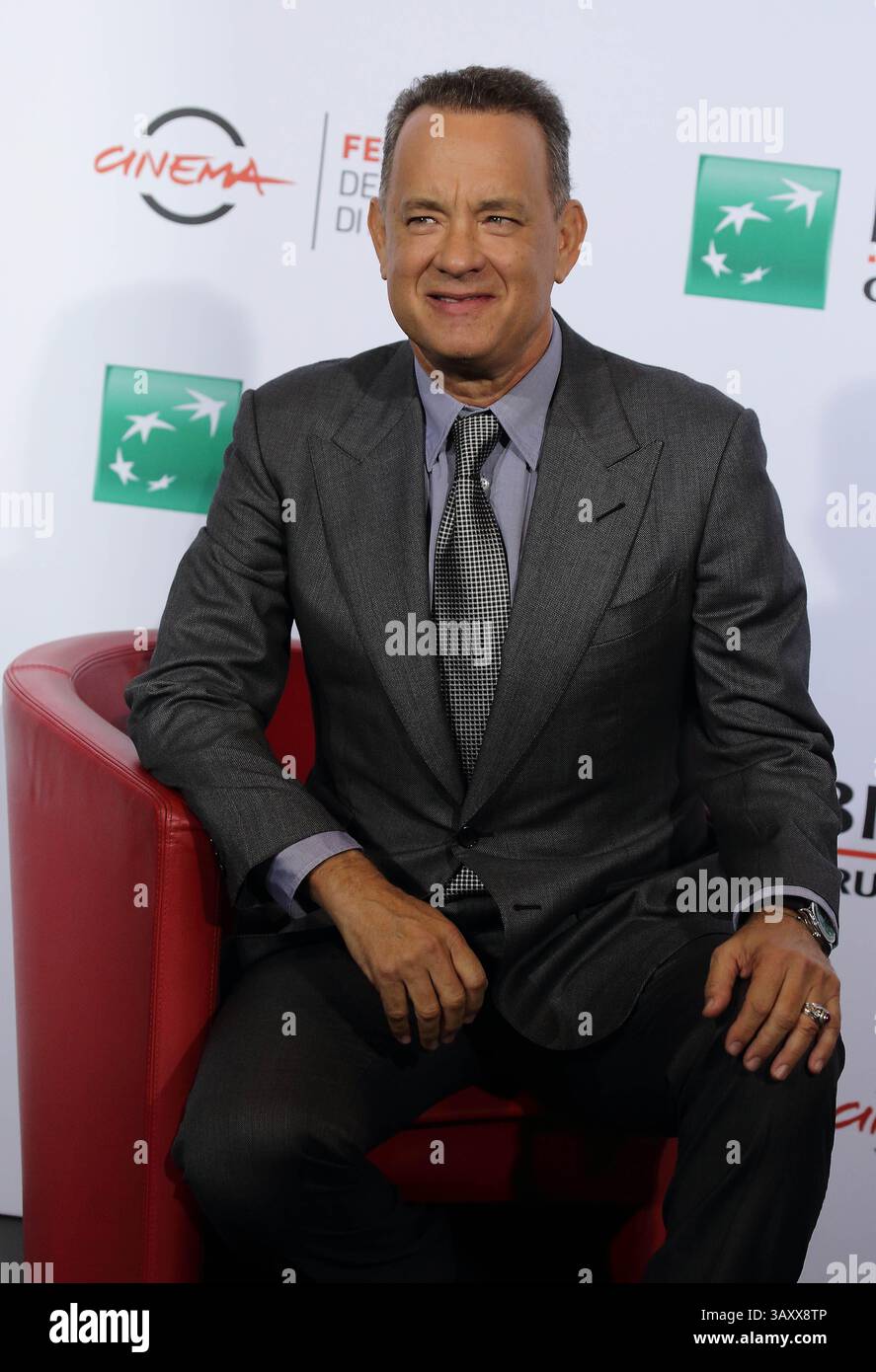 13 ottobre 2016 - Roma, Italia - l'attore americano TOM HANKS posa durante la photocall al Rome Film Festival 2016 all'Audiutorium di Roma. (Immagine di credito: © Evandro Inetti via ZUMA Wire) Foto Stock