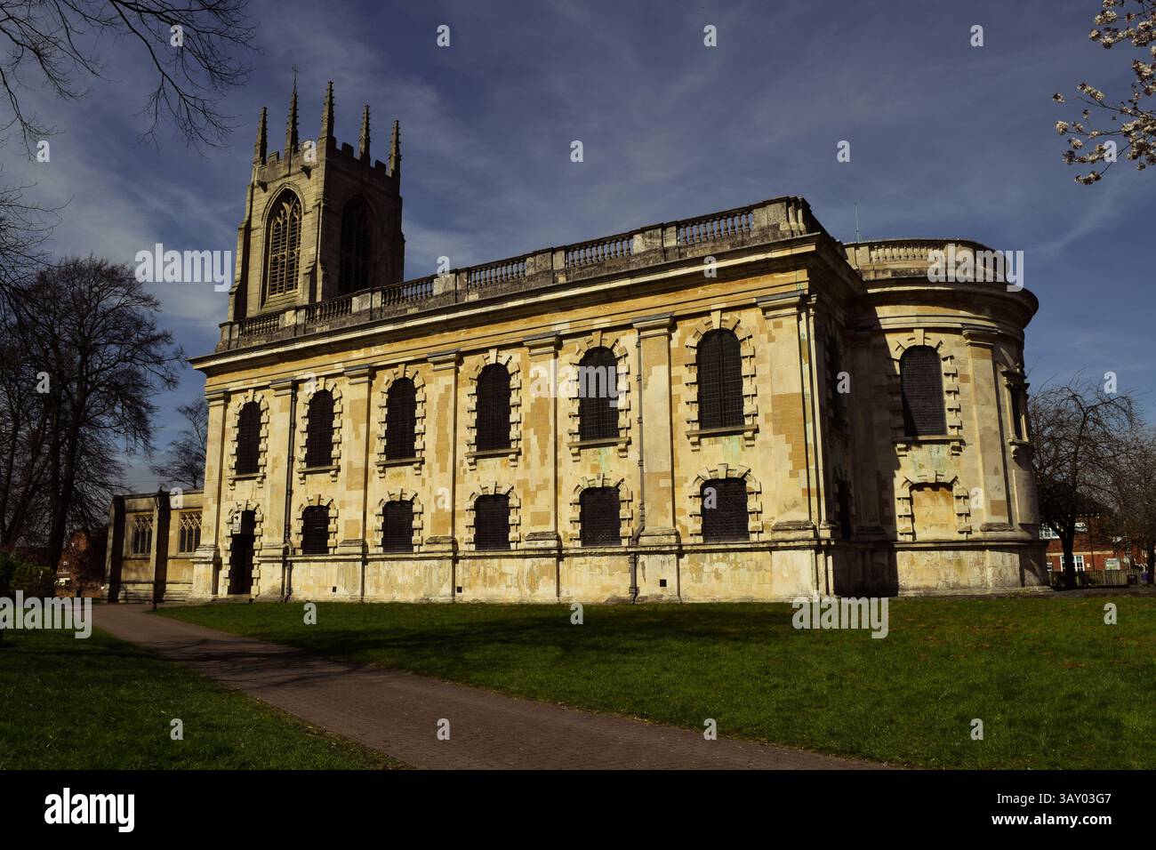 All Saints Church, Gainsborough, Lincolnshire regno unito Foto Stock
