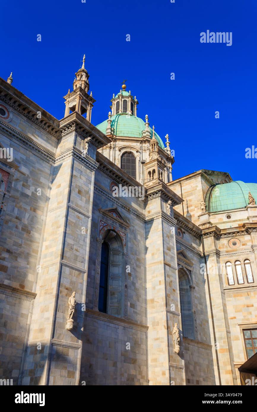 Cattedrale di Santa Maria Assunta, meglio conosciuta come Cattedrale di Como a Como, Lombardia, Italia Foto Stock