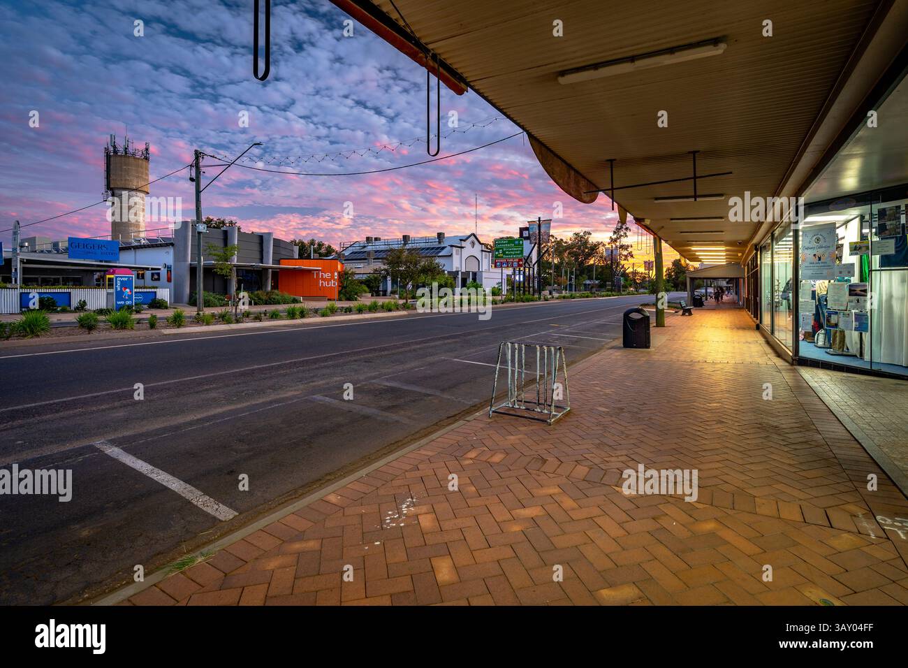 St George, QLD, Australia - Balonne Shire Council Buildings Foto Stock