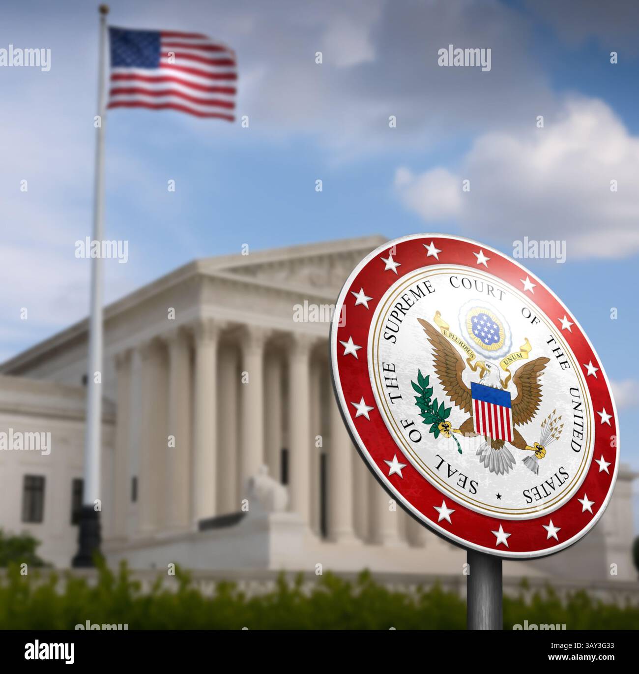 Corte Suprema degli Stati Uniti d'America Foto Stock