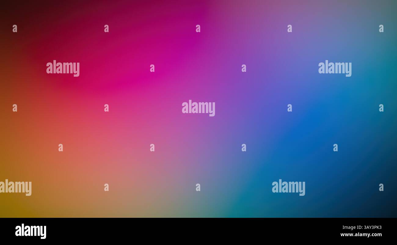Un bellissimo display sfumato unisce tonalità di rosa, blu e viola, creando uno sfondo accattivante. La delicata fusione di colori evoca un senso di D. Foto Stock