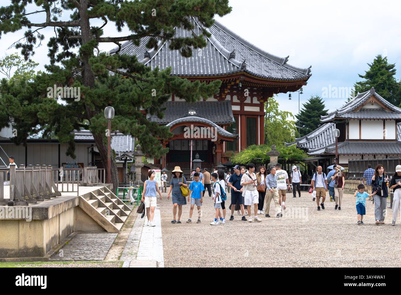 Nara, Giappone - 14.07.2024: Tempio di Nara Foto Stock