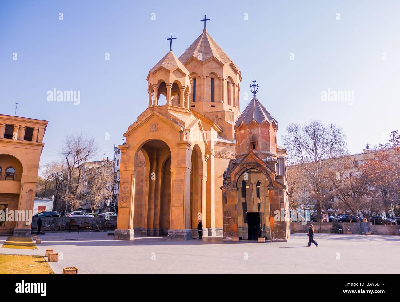 St Chiesa di Astvatsatsin Kathoghike a Erevan, Armenia Foto Stock