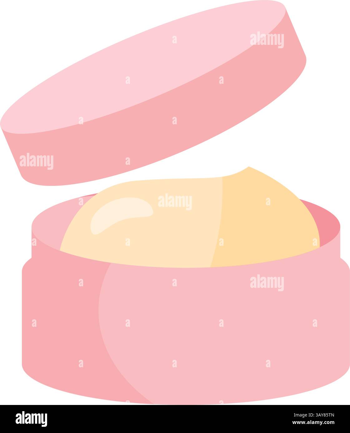 Prodotto in bottiglia cosmetico con crema per iscrizioni disegnata a mano. Illustrazione vettoriale Illustrazione Vettoriale