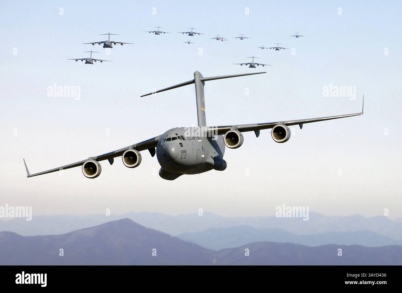 BOEING C-17 GLOBEMASTER III. Foto: Staff Sgt Jacob N. Bailey/US Air Force Foto Stock
